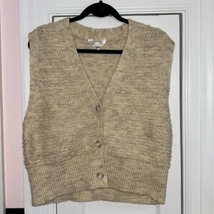 Knit V-Neck Sweater Vest